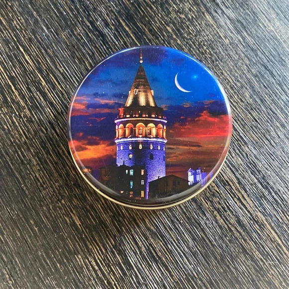 Other - Round Keepsake Tin box with natural olive oil soap bar. See more in my closet